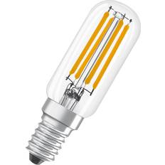 E14 LED-pærer LEDVANCE T26 køleskabspære filament 470lm 4W/827 40W E14