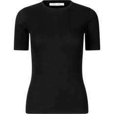 Samsøe Samsøe Dam T-shirts Samsøe Samsøe Saalexo T-shirt - Black