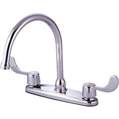 Polished Kitchen Faucets Kingston Brass KB781 Vista Gray