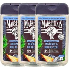 Bon_marché Gels Douche Le Petit Marseillais Gel Douche Homme Minéraux & Bois de Cèdre Formule 4 en 1 Corps - 92 % D'Ingrédients D'Origine Naturelle ET PH Neutre 250ml