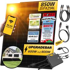 Solarmodule Solakon Balkonkraftwerk 850W für Garten & Flachdach 20°