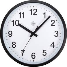 Nextime Klockor Nextime nXt Robust Svart/Vit Väggklocka