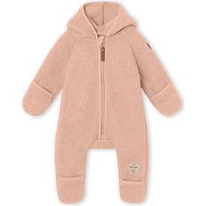 Mini A Ture 9-12M Jumpsuits Mini A Ture Fleecedragt Adel Teddyfleece Jumpsuit Rose Dust mdr