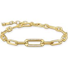 Vergoldet Armbänder Thomas Sabo A2032-414-14-L19v Damenarmband Goldfarben