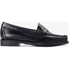 G.H.BASS Womens Black Leather Weejun II Penny Loafer