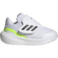 25½ Löparskor adidas Unisex Baby Runfalcon 3.0 Hook-and-Loop sneakers, Ftwr White Core Black Bright Royal