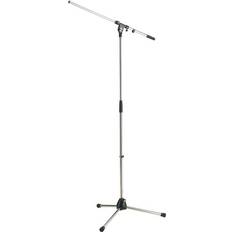 Cromo Accesorios de micrófono Konig & Meyer K&amp M 210/2 Tripod Microphone Stand with 33&quot Boom, Chrome