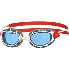 Svømme - & Vannsport Zoggs Predator Schwimmbrille, Weiß/Rot/Tönung, Größe