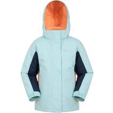 Turquoise Outerwear Mountain warehouse 5-6 Years, Light Teal Childrens/Kids Honey Ski Jacket