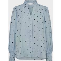 Co'Couture Dora Langærmet Skjorte, Pale Blue