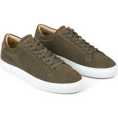 Les Deux Sneakers Les Deux Theodor Suede Sneaker Mørkgrøn