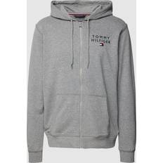 Tommy Hilfiger Herr - Hoodies Tröjor Tommy Hilfiger Logo Jersey Hoodie Grey