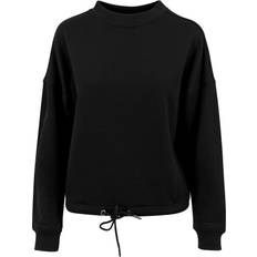 Build Your Brand Oversize Crew Neck Sweatshirt Black