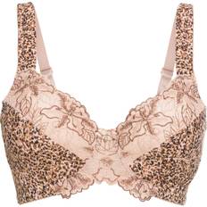 Leopard Bras Bonprix Underwired Leopard Print Minimiser Bra