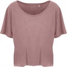 Daintree EcoViscose Cropped T-Shirt Dusty Pink