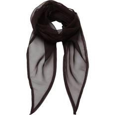 Fabric - Women Scarfs Premier Work Chiffon Formal Scarf Dark Brown One