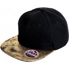 Stof - Vrouw Petten Result Bronx Glitter Snapback Cap - Zwart/Goud/Veelkleurig