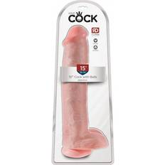 King Cock Dildo Royal Pleasure 15' with balls