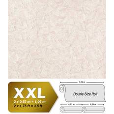 Wallpapers EDEM 9086-24 Textured wallpaper wall shimmering white light pink 10.65 m2