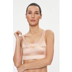 Emporio Armani Beige Underwear Emporio Armani Women's Padded Bralette Iconic Microfiber, Nude