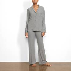 Grey - Women Pyjamas SKIMS Gray Soft Lounge Sleep Set Heather Grey