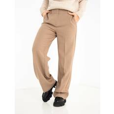 Brun - Habitbukser Selected SLFRita MW Wide Pant - Camel Melange