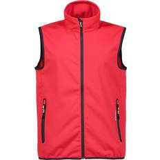 Tessuto - Uomo Gilet Musto Gilet da uomo in Softshell - Rosso