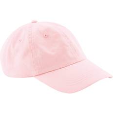 Men - Pink Caps Beechfield Organic Cotton Baseball Cap Pink One