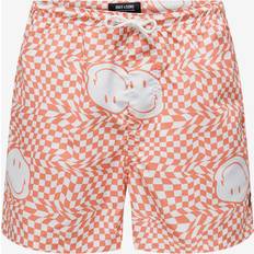 Only & Sons Trajes de baño Only & Sons Patterned Swimwear Ted Orange