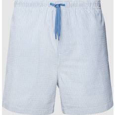 Only & Sons Badebukser Only & Sons Onsted Stripe Seersucker Swim Noos Royalblå/Hvid