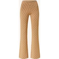 Guess Pantalons Guess Jogging Femme Lise 4g Logo - Marron