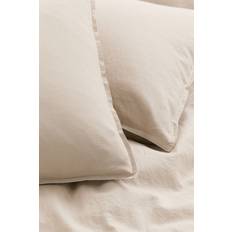 Viscose Duvet Covers H&M Linen-blend double/king Duvet Cover Beige