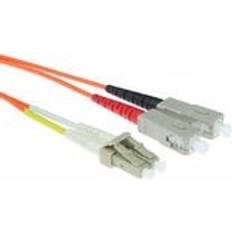 ACT LSZH Multimode 50/125 OM2 fiber patch 1.5m