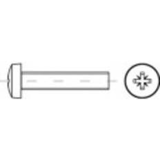 Toolcraft Lenskopschroeven M1.6 3 mm DIN 7985 RVS A2