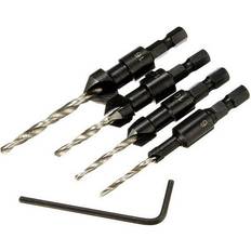 Greenzech 4pcs Carpentry Countersink Drill Bit Set Wood Working Tools