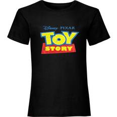 Toy Story Distressed Logo Boyfriend T-Shirt Black