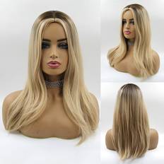 Shine Extensions & Wigs New'C NEW'C Long Brown Ombre Synthetic Wigs