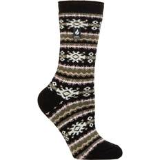 Womens Ladies Nordic Socks Black