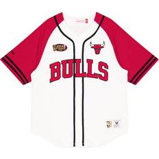 Mitchell & Ness And NBA Chicago Bulls Practice Day Baseball Jersey, White