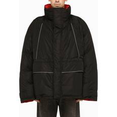 Balenciaga Vêtements d'extérieur Balenciaga Black Nylon Wrap Parka