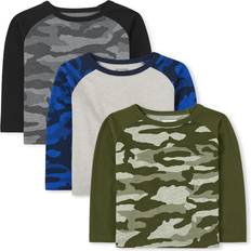 The Children's Place Camo Raglan Top 3-pack - Multi Clr