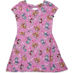 Dresses Nickelodeon Paw Patrol Everest Marshall Skye Little Girls Skater Dress Pink