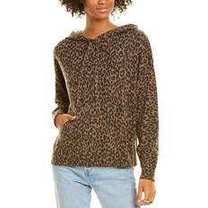 Cashmere - Hoodies Jumpers Skull Leopard Cashmere Blend Hoodie
