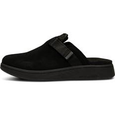 Woden Pantoffeln & Hausschuhe Woden Vega Clog Suede Sandalen - Black