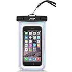 Waterproof Cases Procase JOTO Universal Waterproof Phone Pouch Cellphone Dry Bag Compatible with iPhone 13 12 11 Max Mini Xs XR X 8 7 6S Plus SE, Galaxy S21 S20 S10 Plus Note 10 9, Pixel 4 XL up to 7" -Sparkle