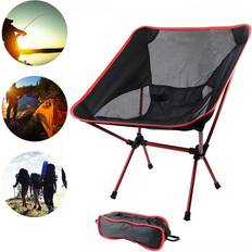 IPRee Travel Ultralight Folding Chair Superhard High Load Outdoor Camping Chair Portable Beach Hiking Picnic Seat Fishing Tools Chair Max Load 150kg