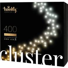 Twinkly Cluster Black/Warm White/Cool White Cadena de Luces 400 Lámparas