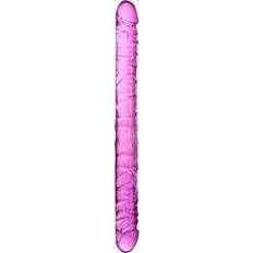 Sexleksaker Baseks Realistisk Dubbeldildo Large Purple Purple
