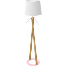 Rosa - Trä Golvlampor & Markbelysning Aluminor Zazou Golvlampa