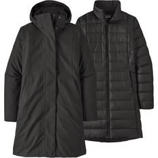 Patagonia Chaqueta con capucha Tres 3-in-1 Parka Negro Mujer - Black